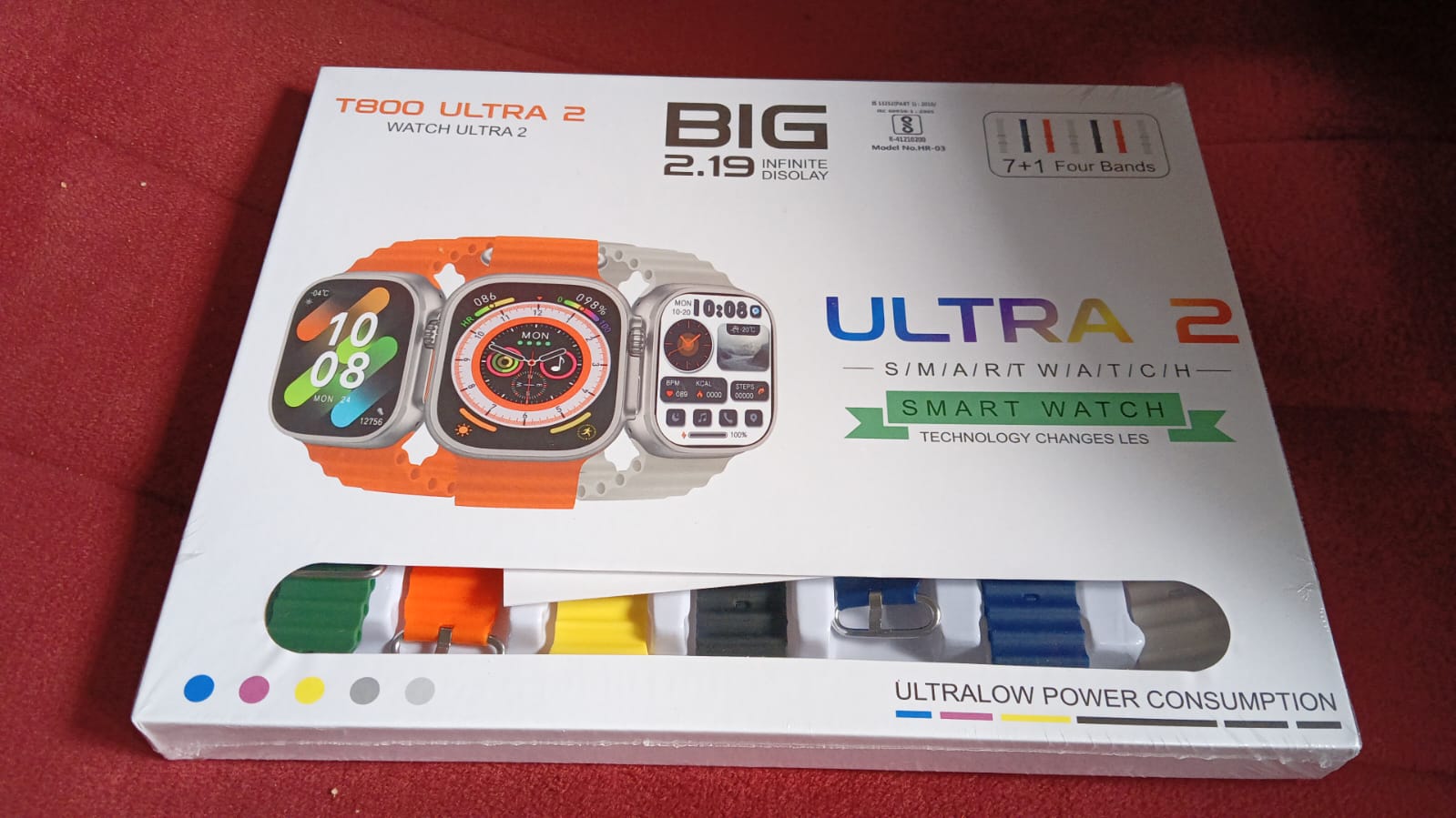 7 in 1 Ultra Smart watch Combo with Seven Classic Straps & Transparent Screen Guard (1 Set / Mix Color) 7 in 1 Ultra Smart watch Combo with Seven Classic Straps & Transparent Screen Guard (1 Set / Mix Color)